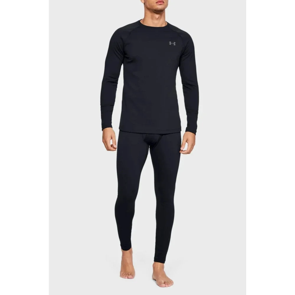 Under Armour Base 2.0 Leggings Men's S Black ColdGear Base Layer Bottom GBO2858